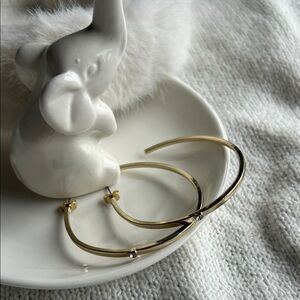 RACHEL Rachel Roy Gold Hoop Earrings